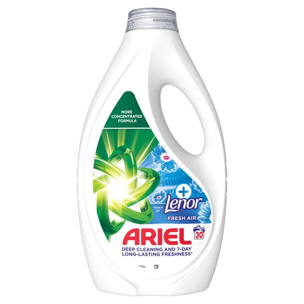Šķidrais veļas mazgāšanas līdzeklis ARIEL Fresh Air, 30 mazgāšanas reizēm, 1.35L