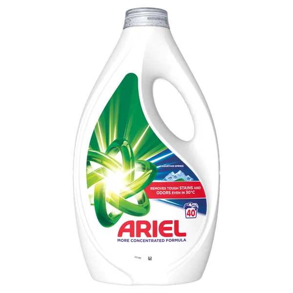 Šķidrais veļas mazgāšanas līdzeklis ARIEL Mountain Spring, 40 mazgāšanas reizēm, 1.8L