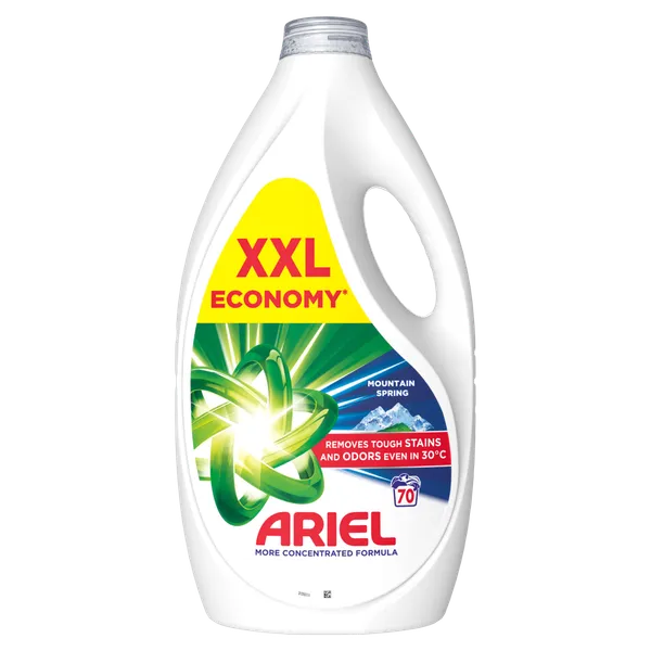 Šķidrais veļas mazgāšanas līdzeklis ARIEL Mountain Spring, 70 mazgāšanas reizēm, 3.15L