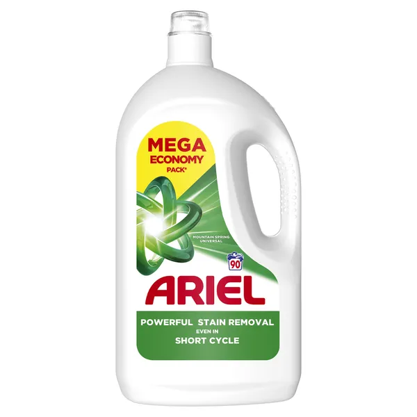 Šķidrais veļas mazgāšanas līdzeklis ARIEL Mountain Spring, 90 mazgāšanas reizēm, 4,05 l