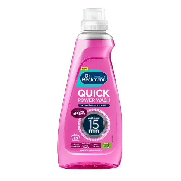 Šķidrais veļas mazgāšanas līdzeklis DR. BECKMANN Quick Power Wash Color, 800ml