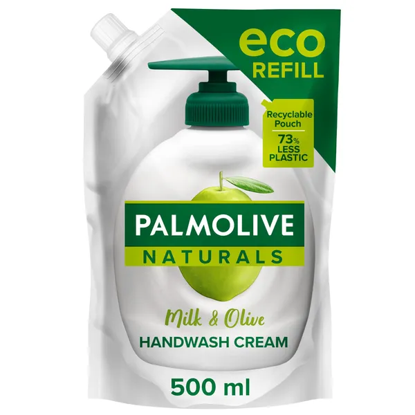 Šķidrās roku ziepes PALMOLIVE Naturals Olive Milk, Doypack, 500ml