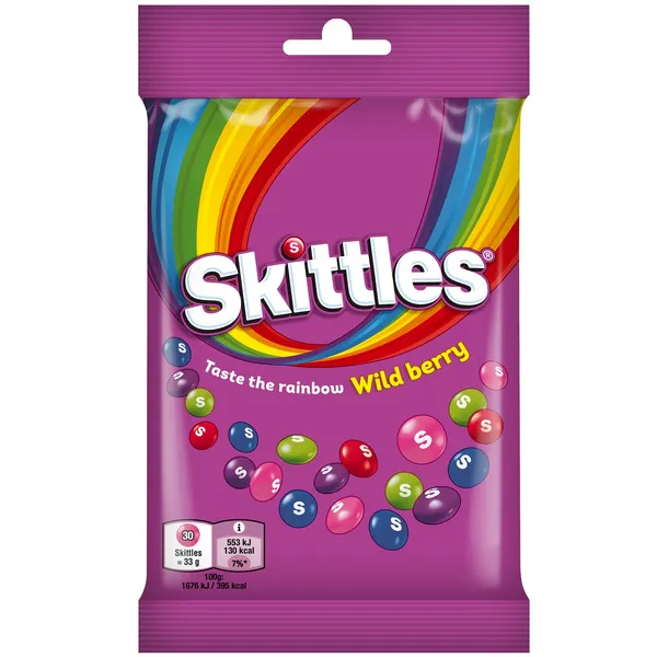 Konfektes Wild Berry 95g, Skittles
