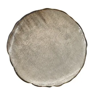 Šķīvis ALUMINA SAND FLOWER, porcelāns, D 28 cm, 1gab