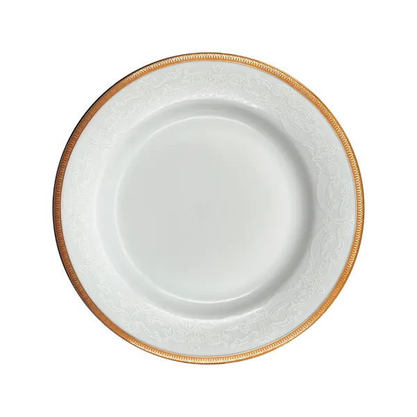 Šķīvis ANTONIO GOLD, porcelāna, D 21,5 cm, 1gab