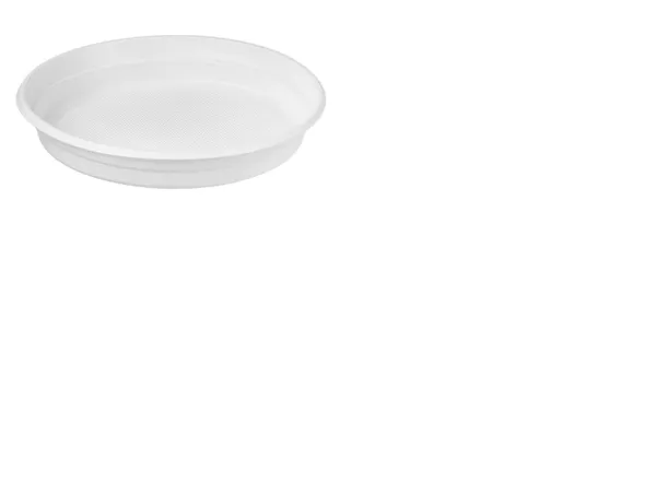 Šķīvis apaļš, PP, pārstrādājams, 22cm, 0.114kg, 100gab