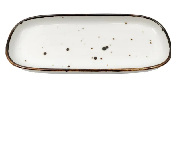 Šķīvis Cottage White, ovāls, porcelāns, 22 x 9 cm, H 2,3 cm