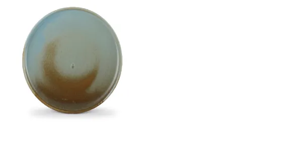 Šķīvis Escura, brūns/zaļš, porcelāns, D 28,5 cm, H 2,5 cm