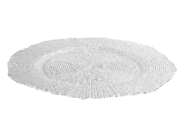 Šķīvis ETERNITY, stikls, plata mala, D 33 cm, gab