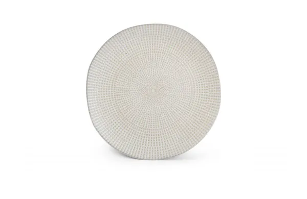 Šķīvis F2D Almond Mosaic, 27xH2cm, porcelāns