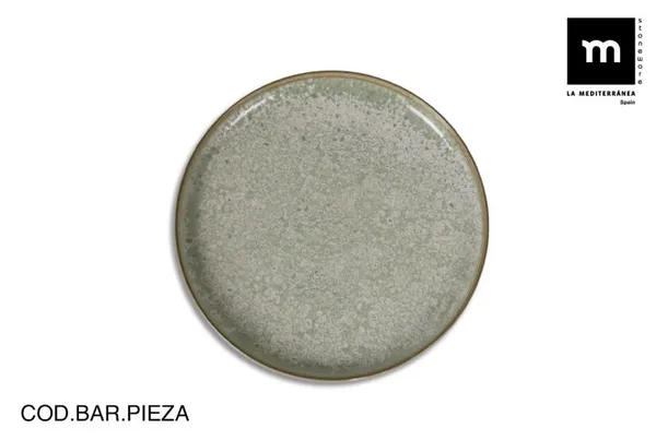 Šķīvis NEIRA, akmens masa, D26 cm, H 2,8 cm, 1gab