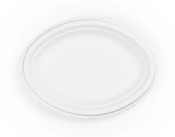 Šķīvis no cukurniedras, apaļš, 25.9cm, 0.85kg, 50gab