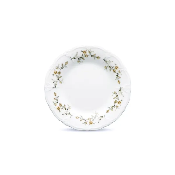 Šķīvis RETRO FLOWER, porcelāns, D 20.5cm, 1 gab