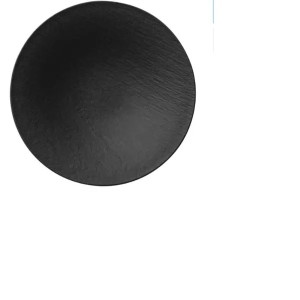 Šķīvis Rock Black, dziļš, porcelāns, D 32 cm, gab