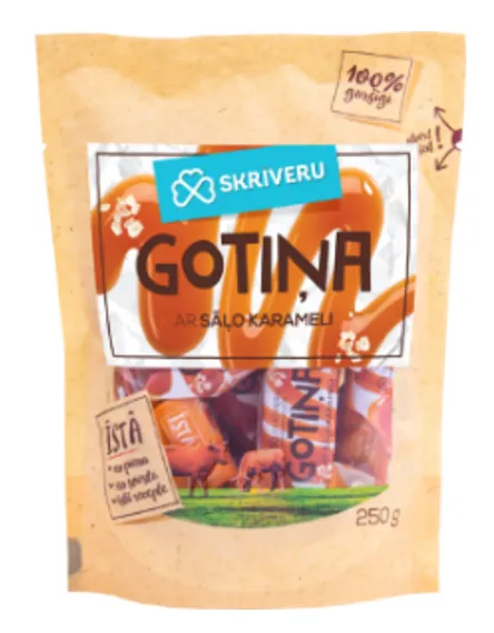 Konf. Skrīveru Gotiņa ar sāļo karameli 250g