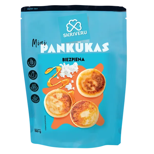 SKRĪVERU Klasiskie mini biezpiena plācenīši 150g