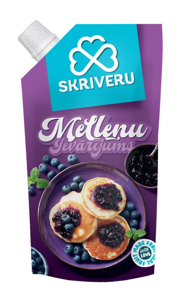 SKRĪVERU Melleņu ievārījums, 250g