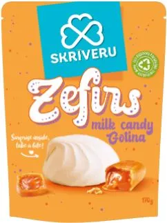 Zefīrs Skrīveru ar gotiņas pild. 170g