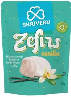 Zefīrs Skrīveru ar vaniļas garšu 170g