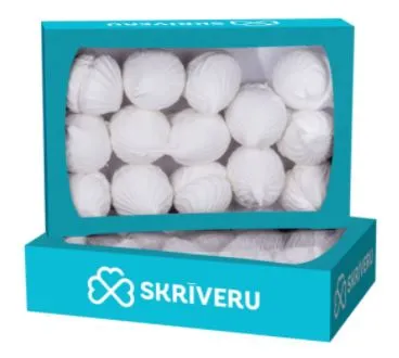 Zefīrs SKRĪVERU ar vaniļas garšu 800g