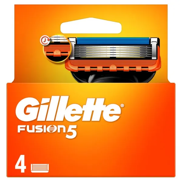 Skušanās kasetes GILLETTE FUSION 5, 4gab.