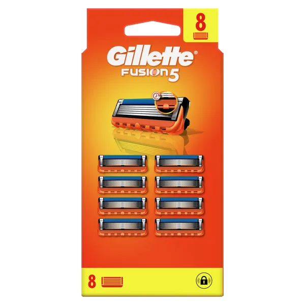 Skušanās kasetes GILLETTE FUSION, 8gab.