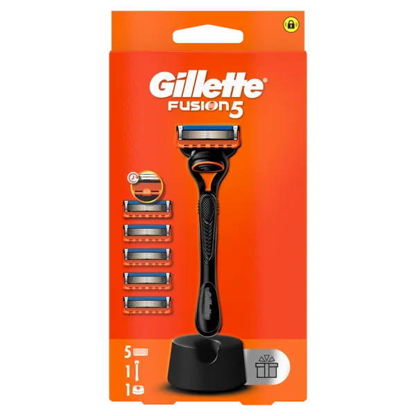 Skuveklis GILLETTE FUSION + kasetes 5gab.