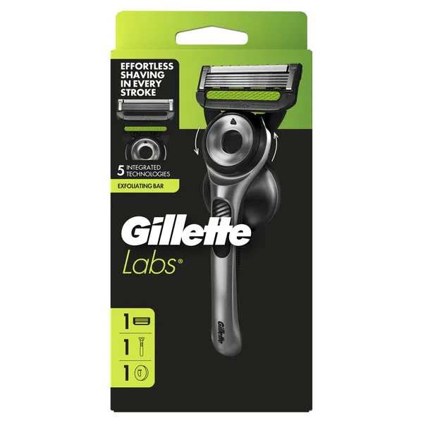 Skuveklis GILLETTE LABS, 1 kasete + turētājs
