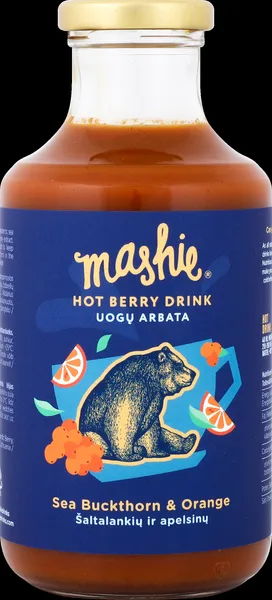 Smiltsērkšķu biezenis ar apelsīniem un timiānu MASHIE, 0.5l