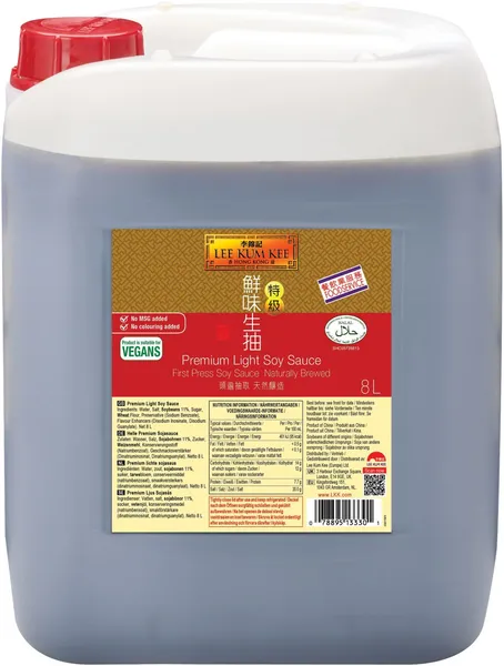 Sojas mērce gaisā LEE KUM KEE, 8l