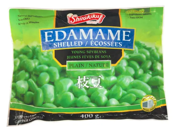 Sojas pupiņas, lobītas, saldētas Shirakiku, 400g