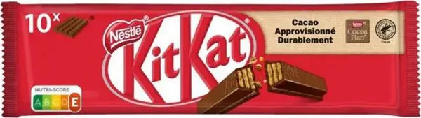 Šokolādes batoniņš KIT KAT Four Fingers, 10gabx41.5g