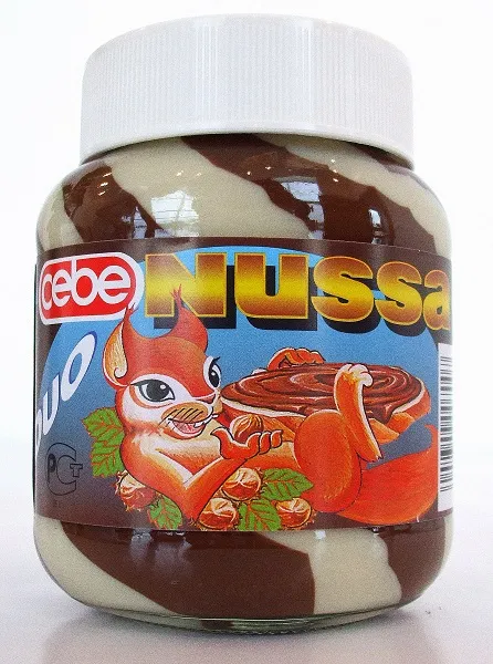 Šokolādes krēms NUSSA Duo, 400g