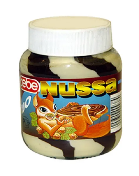 Šokolādes krēms NUSSA Duo, 750g