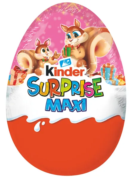 Šokolādes ola KINDER SURPRISE MAXI rozā 100g