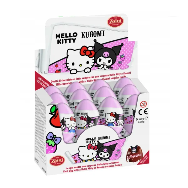 Šokolādes ola ZAINI Hello Kitty&Kuromi, 20g