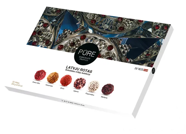 Šokolādes trifeļu kolekcija "32" ROTAS 265g, PURE