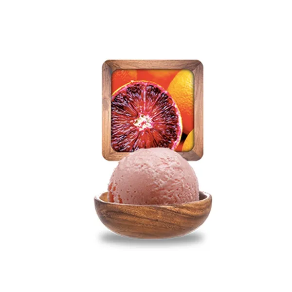 Sorbets GLACES DES ALPES, ar sarkano apelsīnu garšu, 2.5l/1.65kg