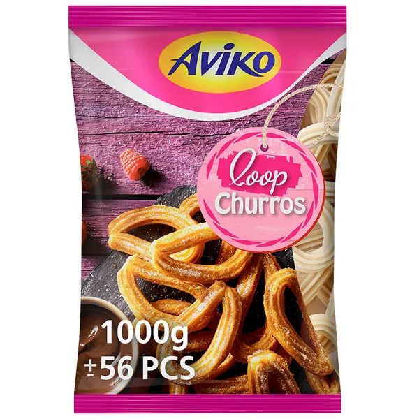 Spāņu virtuļi AVIKO Churros, 1000g