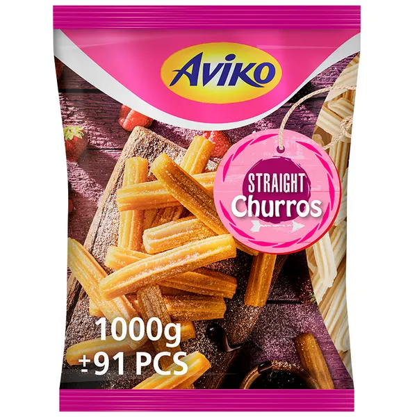 Spāņu virtuļi AVIKO Churros taisnie, 1kg
