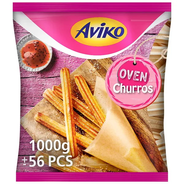 Spāņu virtuļi Oven Churros taisnie AVIKO, 1000g