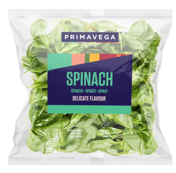 Spināti fasēti, 200g. 2.šķ. gab.