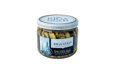 Šprotes eļļā Rīgas Gold 250g (175g)