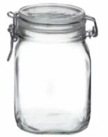 Stikla burka FIDO, 1 l