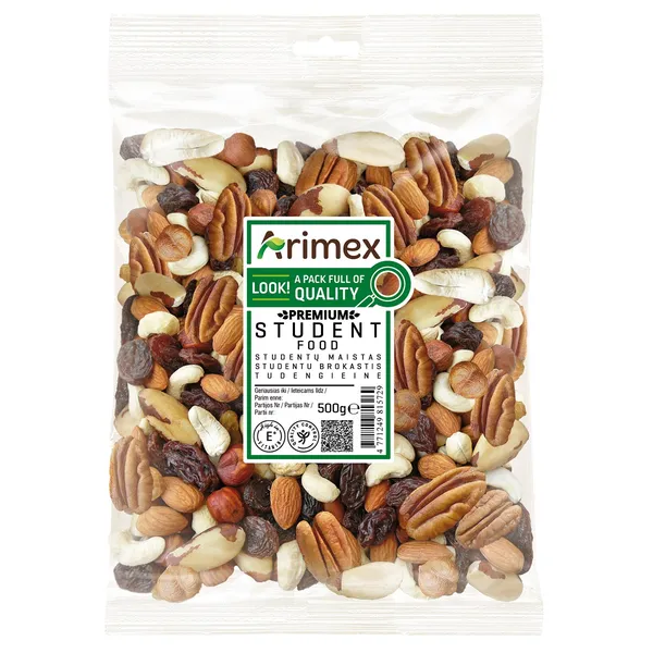 Studentu brokastis ARIMEX Premium, 500g
