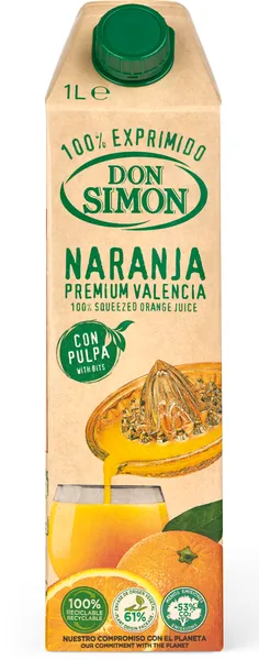 Sula DON SIMON PREMIUM apelsīnu 100% 1L