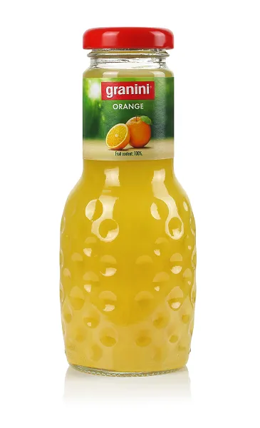 Sula GRANINI Apelsīnu ar augļu gab. 100%, 0.25l (DEP)