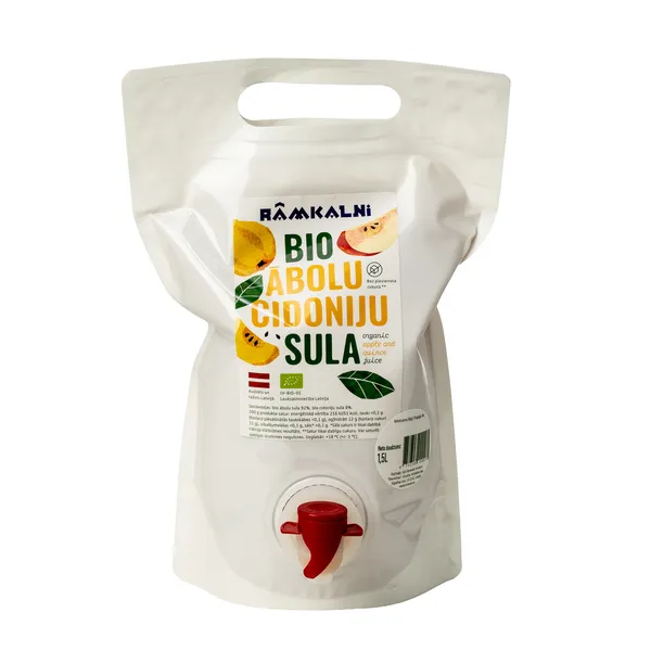 Sula RĀMKALNI BIO, Ābolu–cidoniju, maisā, 1.5l