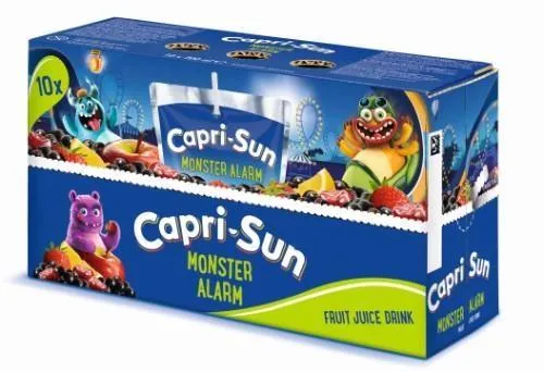 Sulas dzēriens CAPRI-SUN Monster Alarm Fruit, 10x0.2l