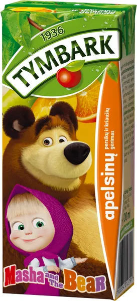 Dzēriens Tymbark apels.-bumb.-persiku 0.2l